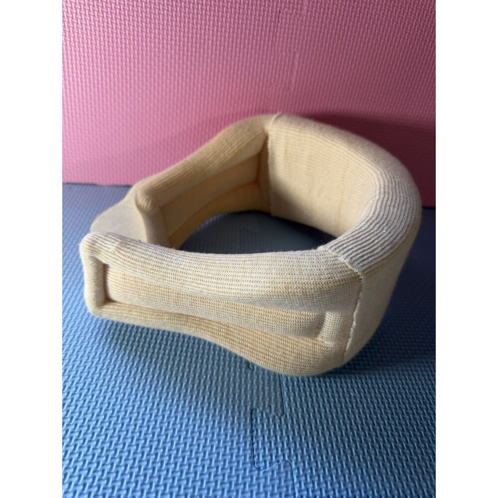 Soft Foam Cervical Neck Brace Collar – Cream – Pain Relief & Recovery